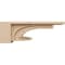 Ekena Millwork 4"W x 24"D x 8"H Thin Alma Rough Cedar Woodgrain TimberThane Corbel, Primed Tan CORUR04X24X08ALMRCPR - alternate 4